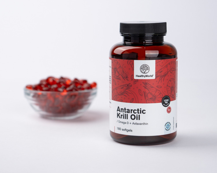 Krilovo olje 1200 mg